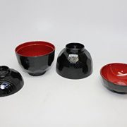 4-Pc-Japanese-Lacquer-bowl-with-Lid-for-soup-or-rice-RB-0