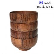 HoneyHome-Handmade-Jujube-Solid-Wood-Bowl-for-Rice-Miso-Soup-Dip-Desserts-Chips-Snacks-Cereal-Salad-Fruit-Decoration-Set-of-4-M-0