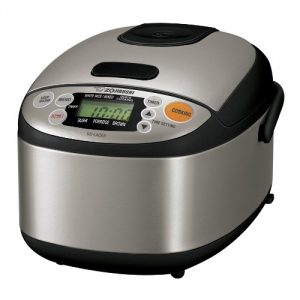 Zojirushi-NS-LAC05XT-Micom-3-Cup-Rice-Cooker-and-Warmer-Black-and-Stainless-Steel-0