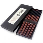 Bamber-Hardwood-Chopsticks-Set-Anti-slip-Design-Pack-of-5-Black-0-0