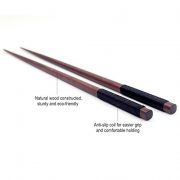 Bamber-Hardwood-Chopsticks-Set-Anti-slip-Design-Pack-of-5-Black-0-2