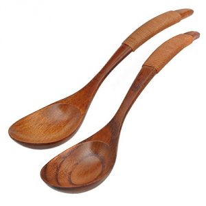 Sealike-Vintage-Chinese-Style-Handcrafted-Wooden-Soup-Spoon-Set-of-2-with-a-stylus-0